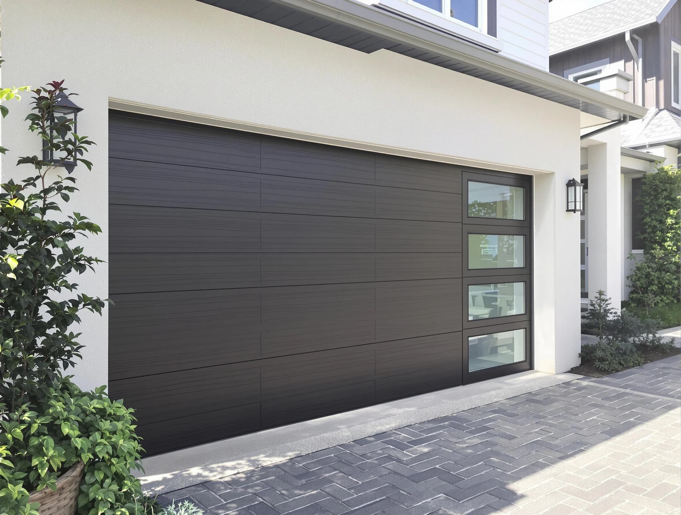Custom garage door installation by Canton Garage Door Repair in Canton