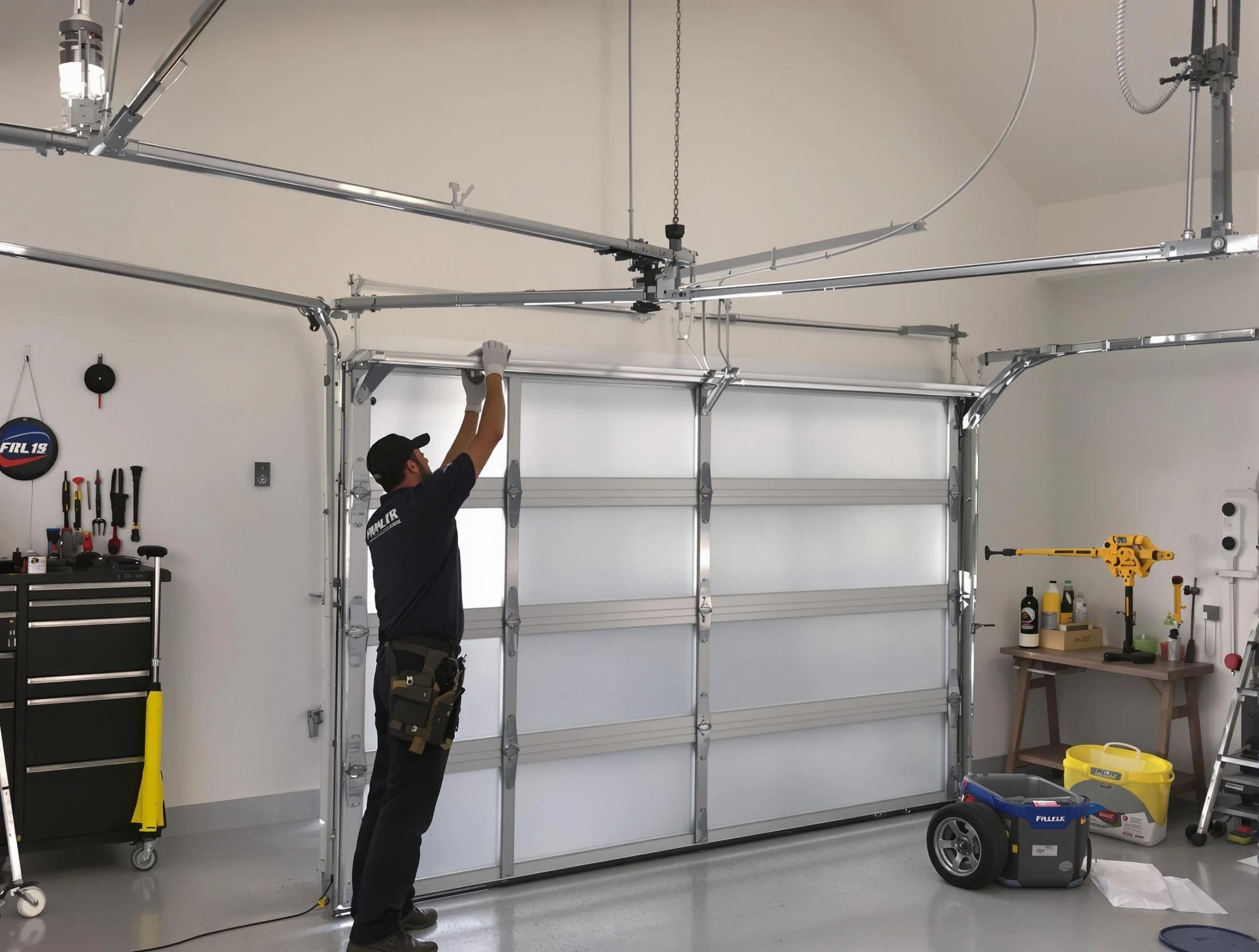 Canton Garage Door Repair certified team performing precision garage door installation in Canton