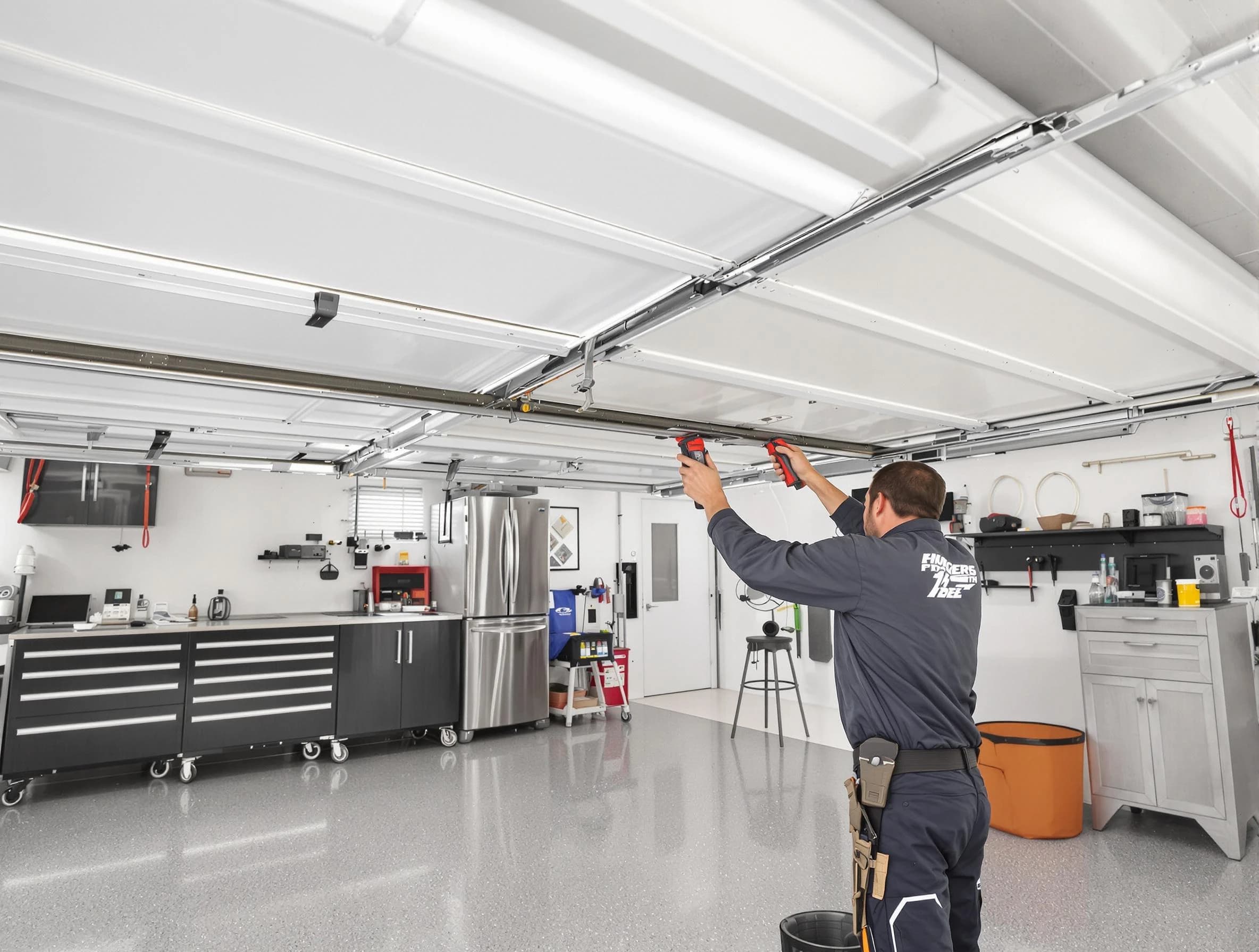 Overhead garage door repair service by Canton Garage Door Repair in Canton